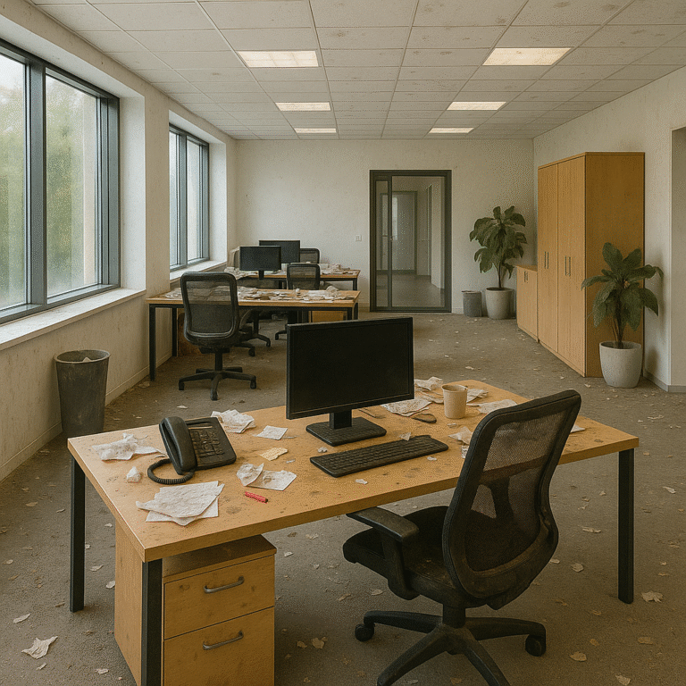 office clean before