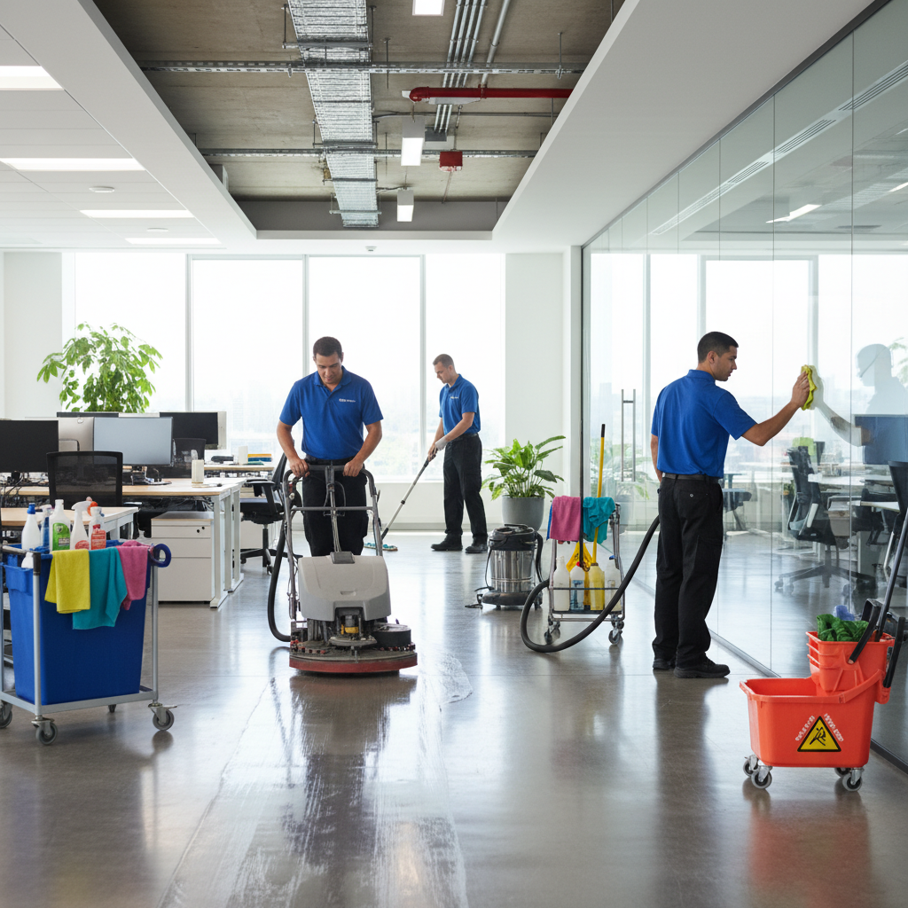 Profesionali valymo įranga verslo patalpų valymui