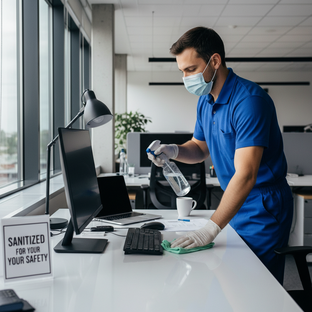 Biurų valymo higienos standartų laikymasis