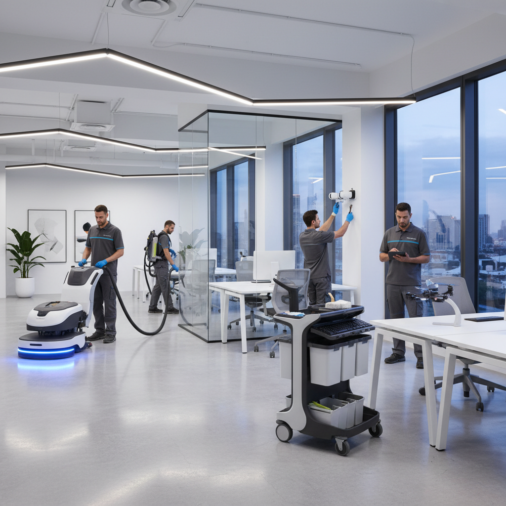 Profesionalus komercinių patalpų valymas biurų erdvėje