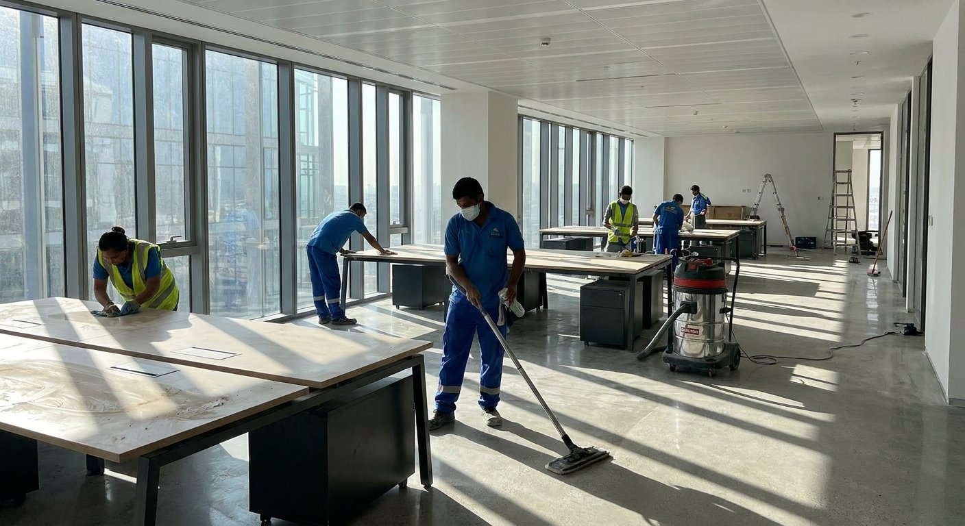 Biuro valymas po remonto – moderni švari erdvė po darbų