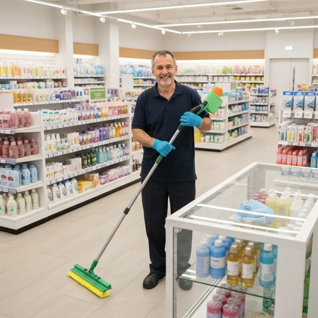 Profesionalus parduotuvės valymas higienos užtikrinimui